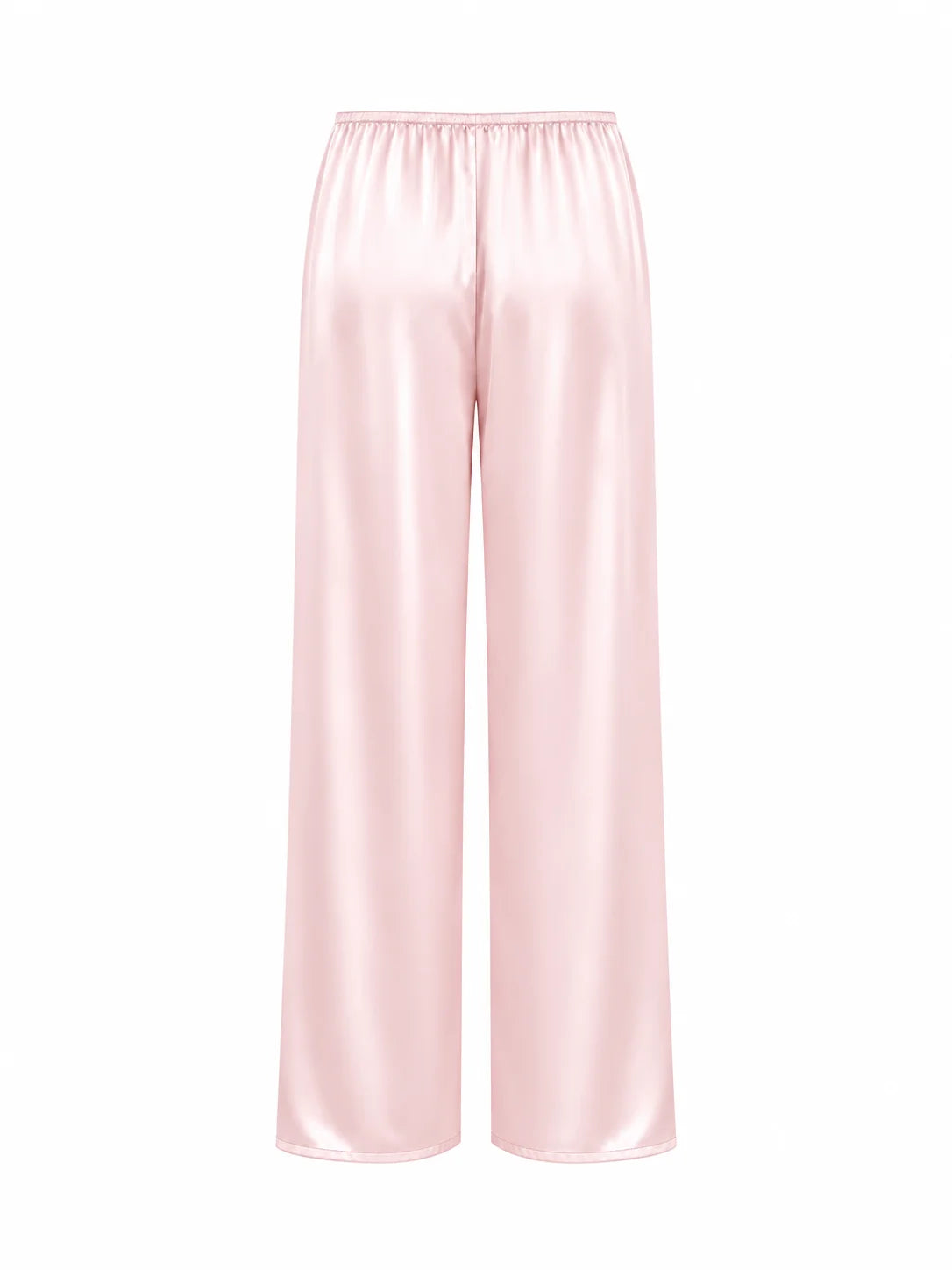 Satin Pants in Pink