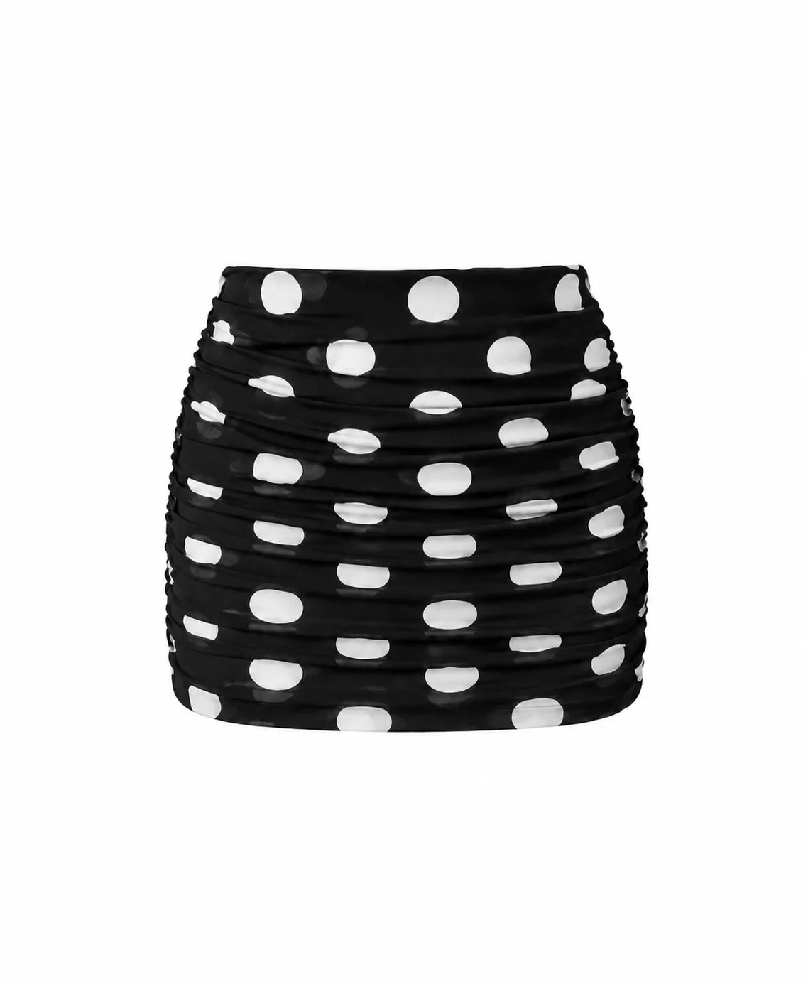Draped Mini Skirt