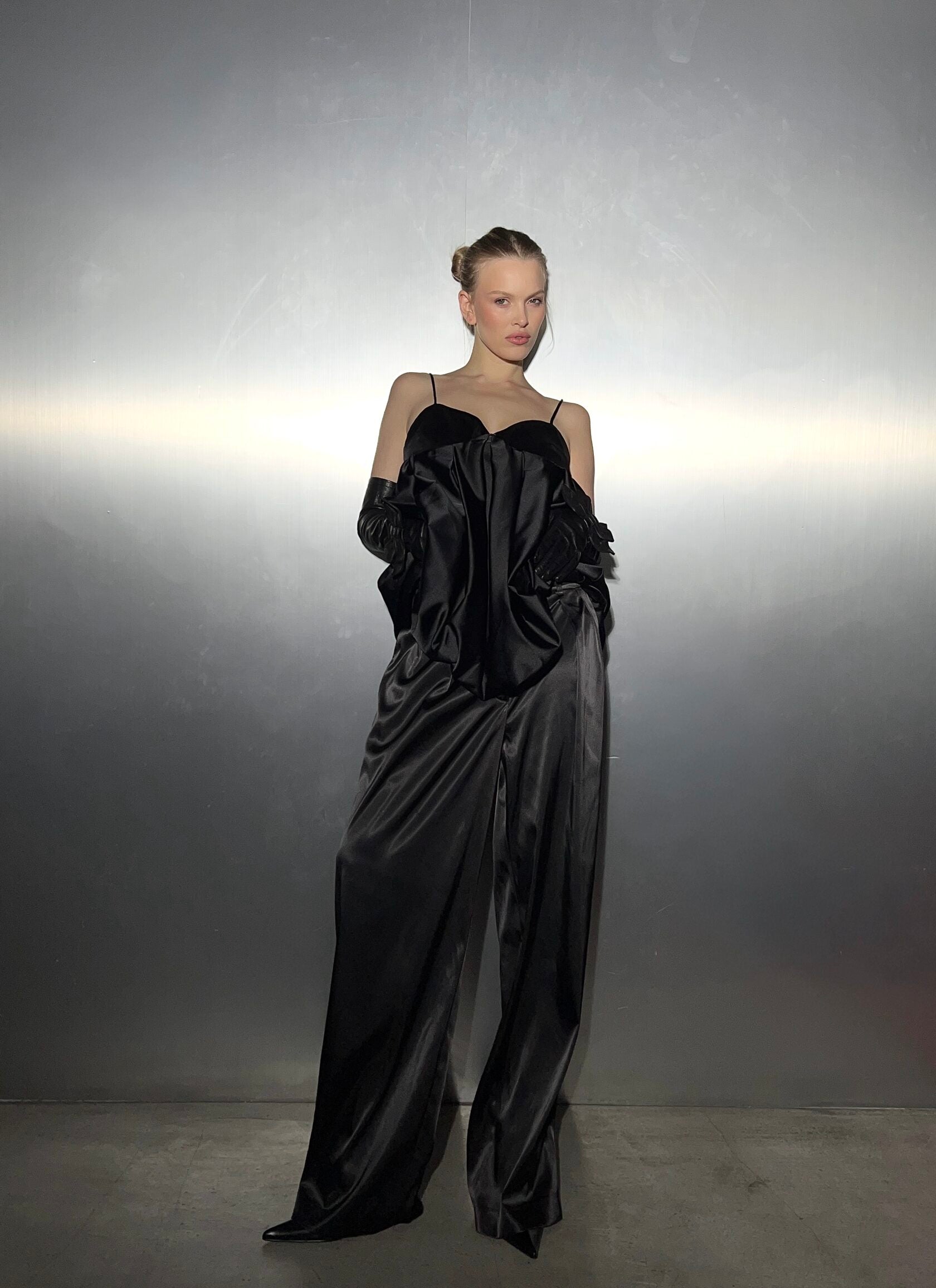 Low Waisted Satin Pants