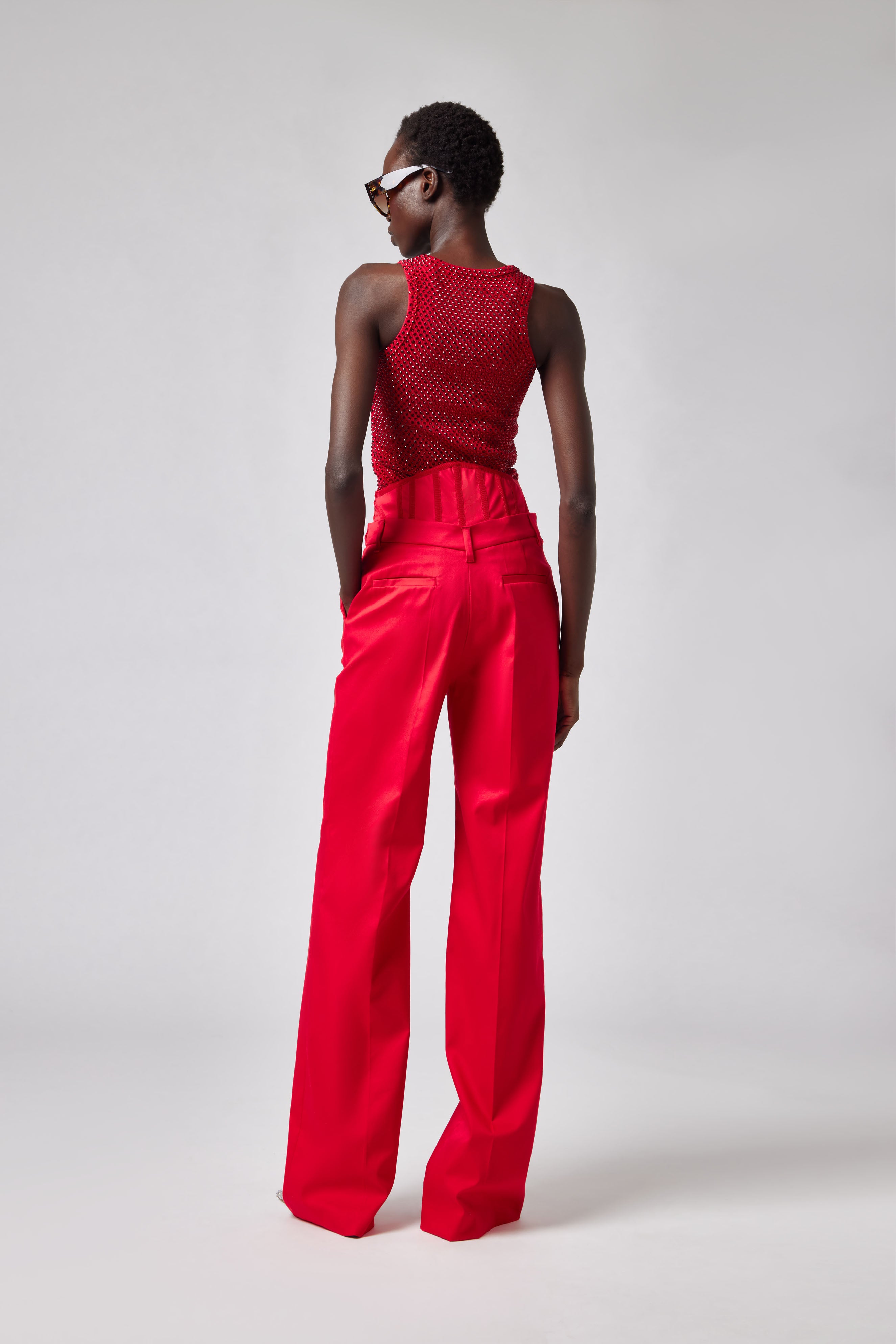 Trousers in Red