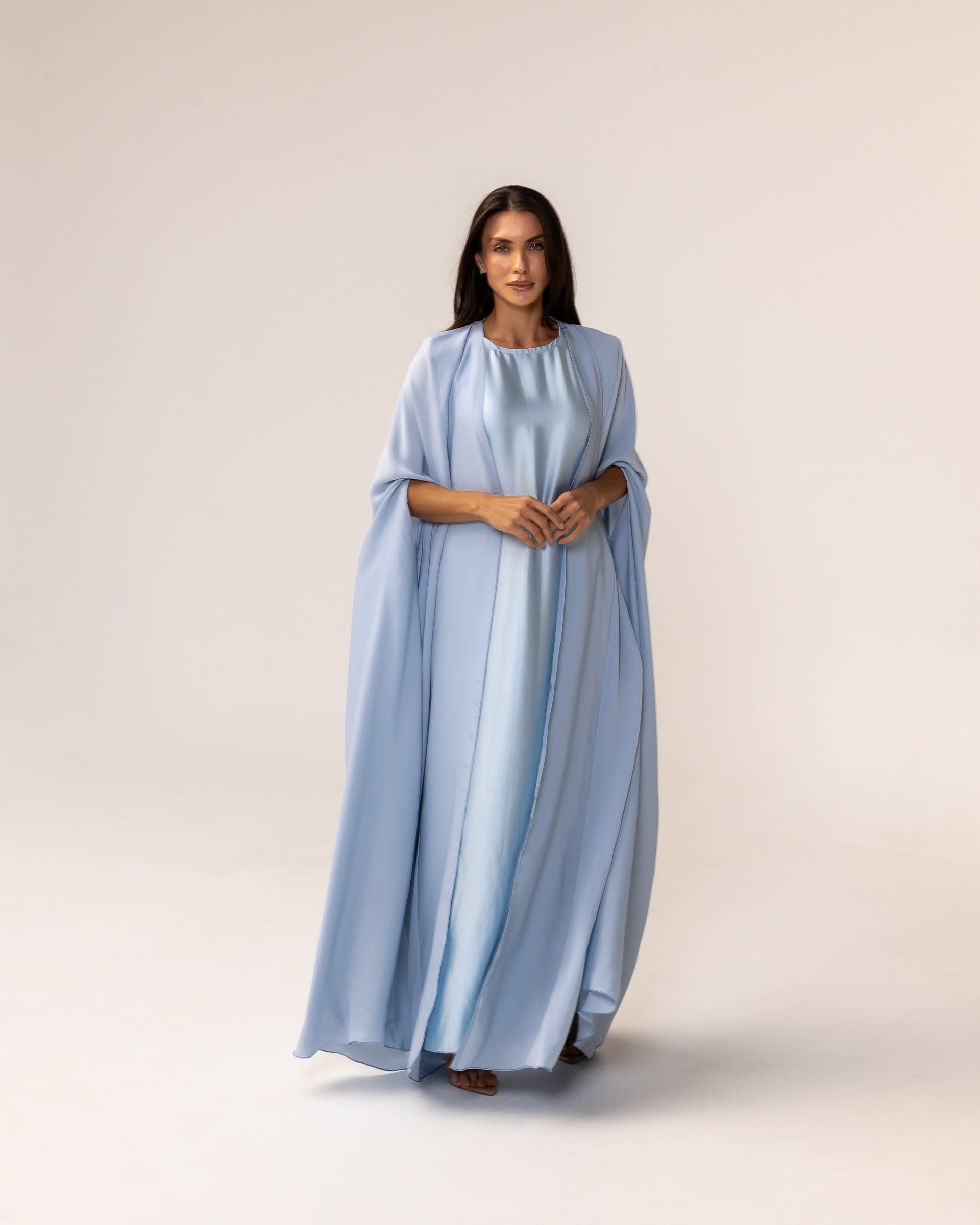 Wave Abaya in Blue