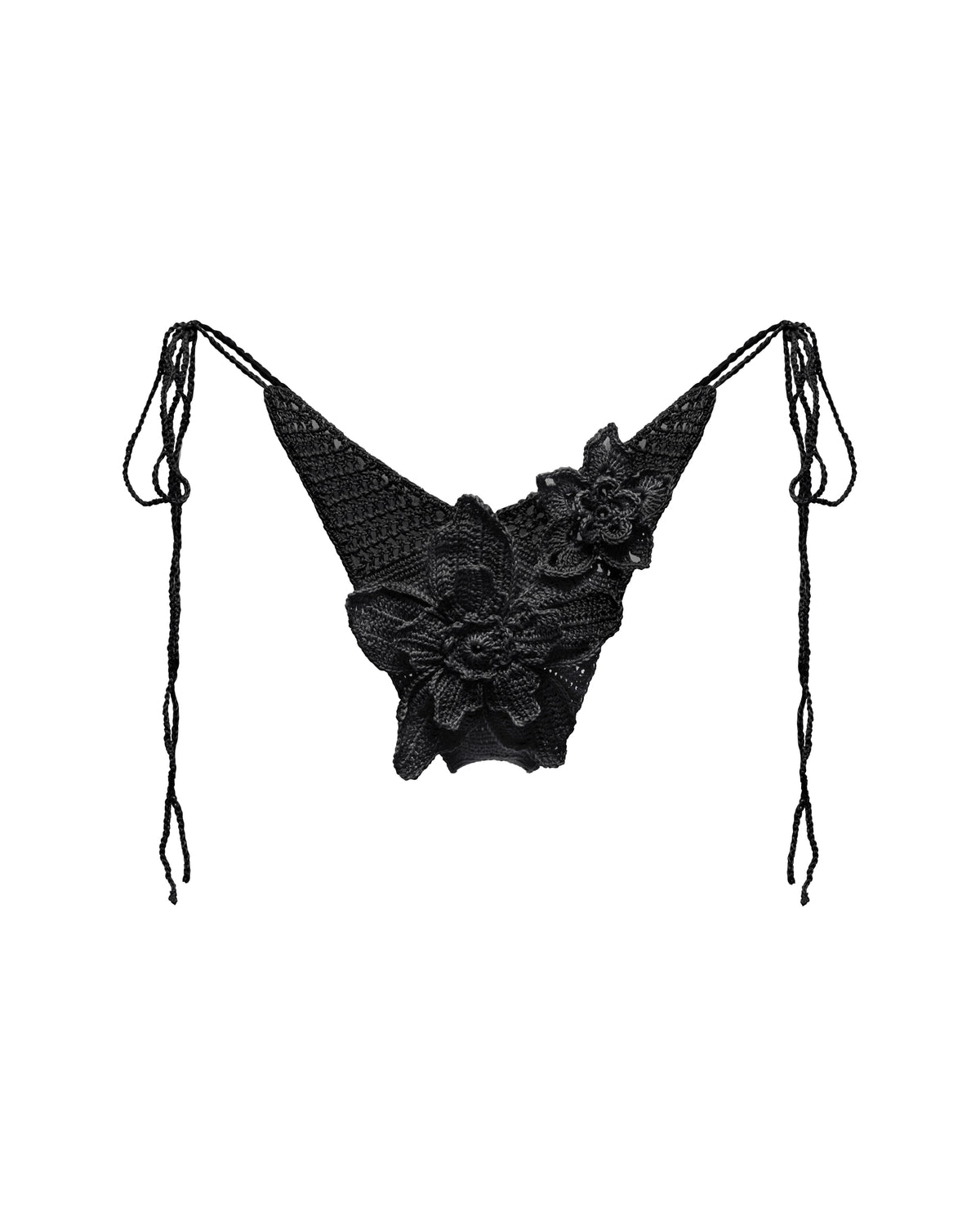 Blossom Floral Brazilian Knitted
Bottom in Black