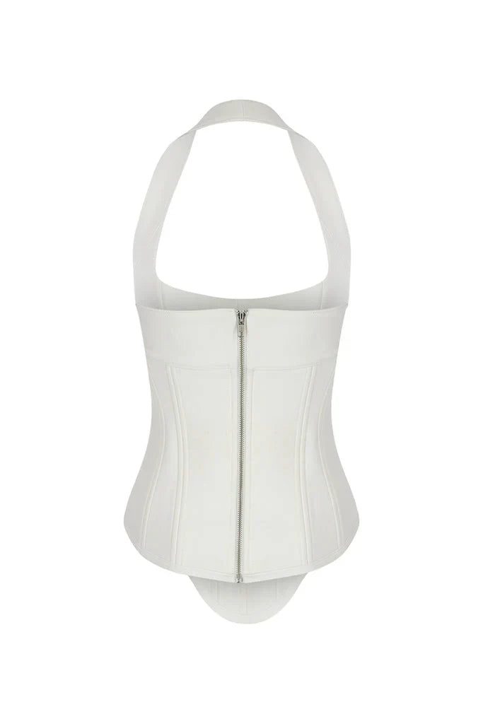 مشد باللون الأبيض