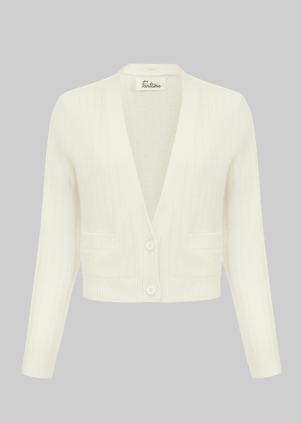 Cardigan Crème Royale in White