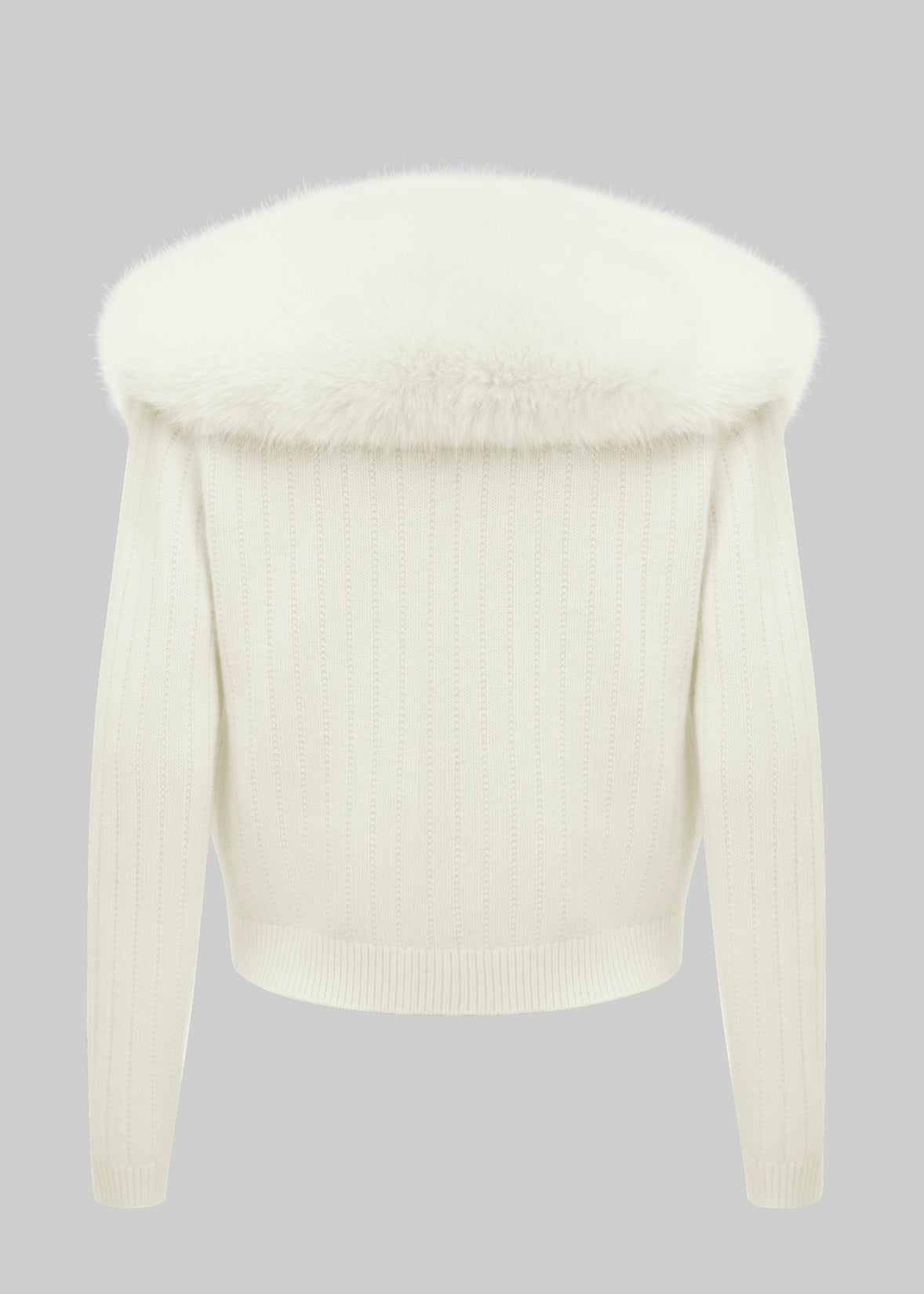 Cardigan Crème Royale in White