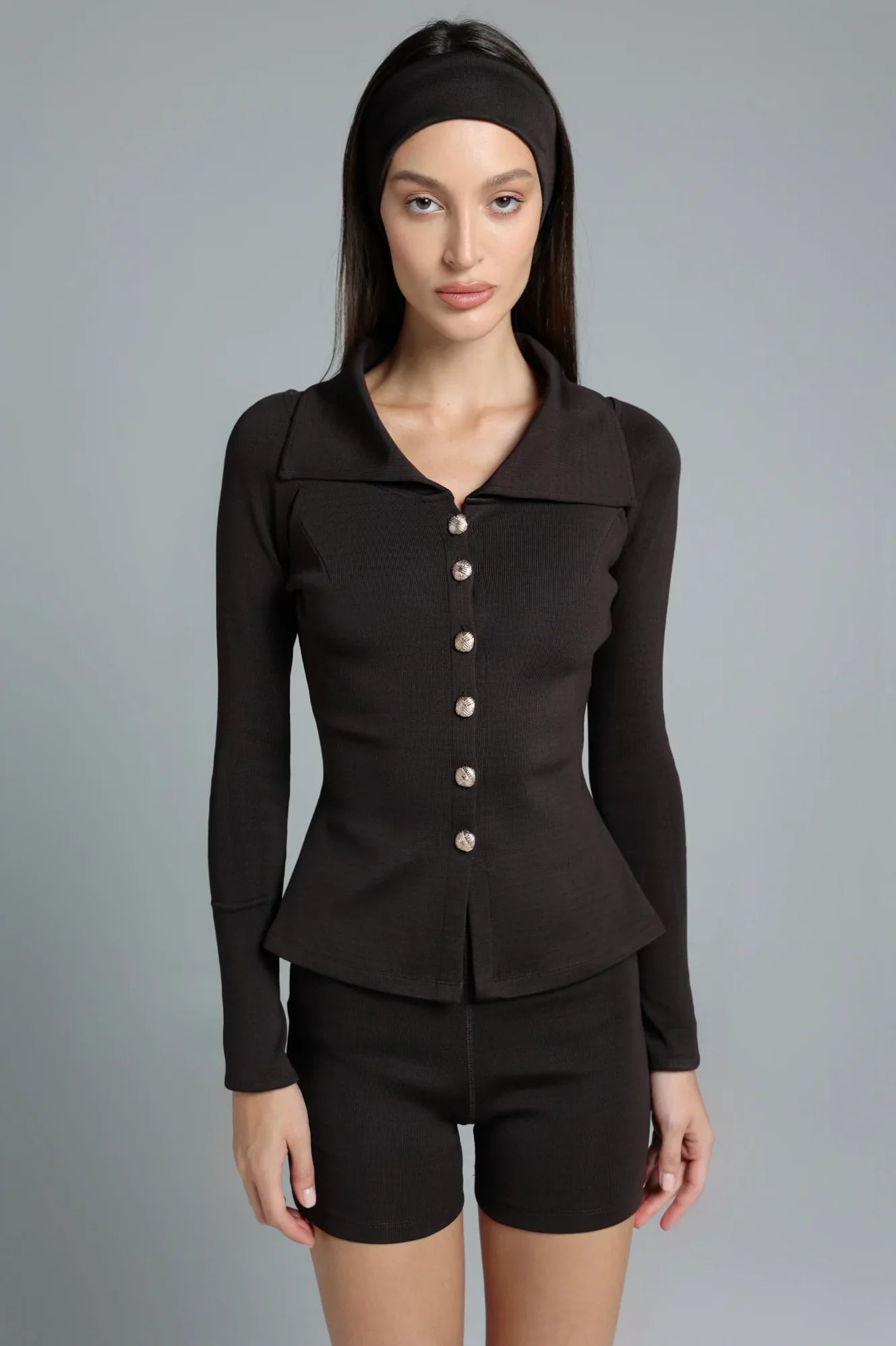 Veste Classic Charm marron