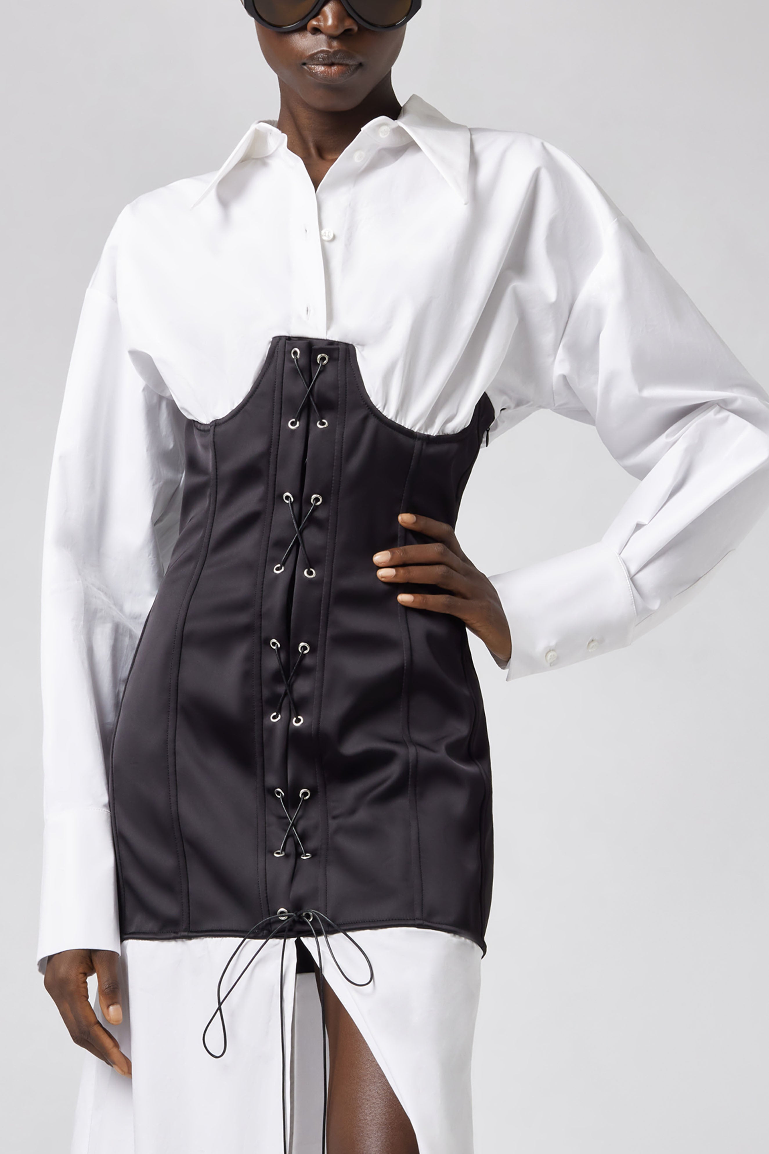 Bustier Maxi White Dress