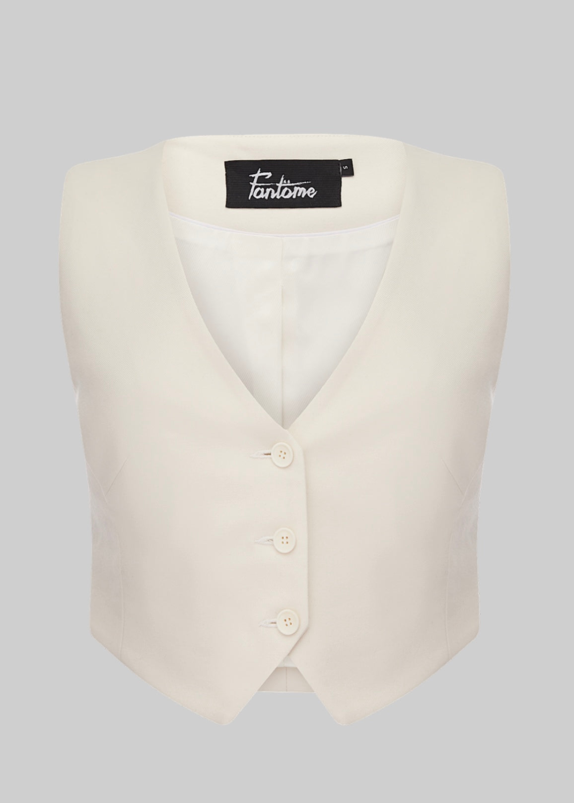 Gilet Signature couleur crème