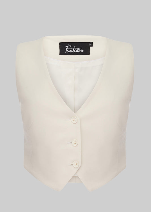 Vest Signature in Cream