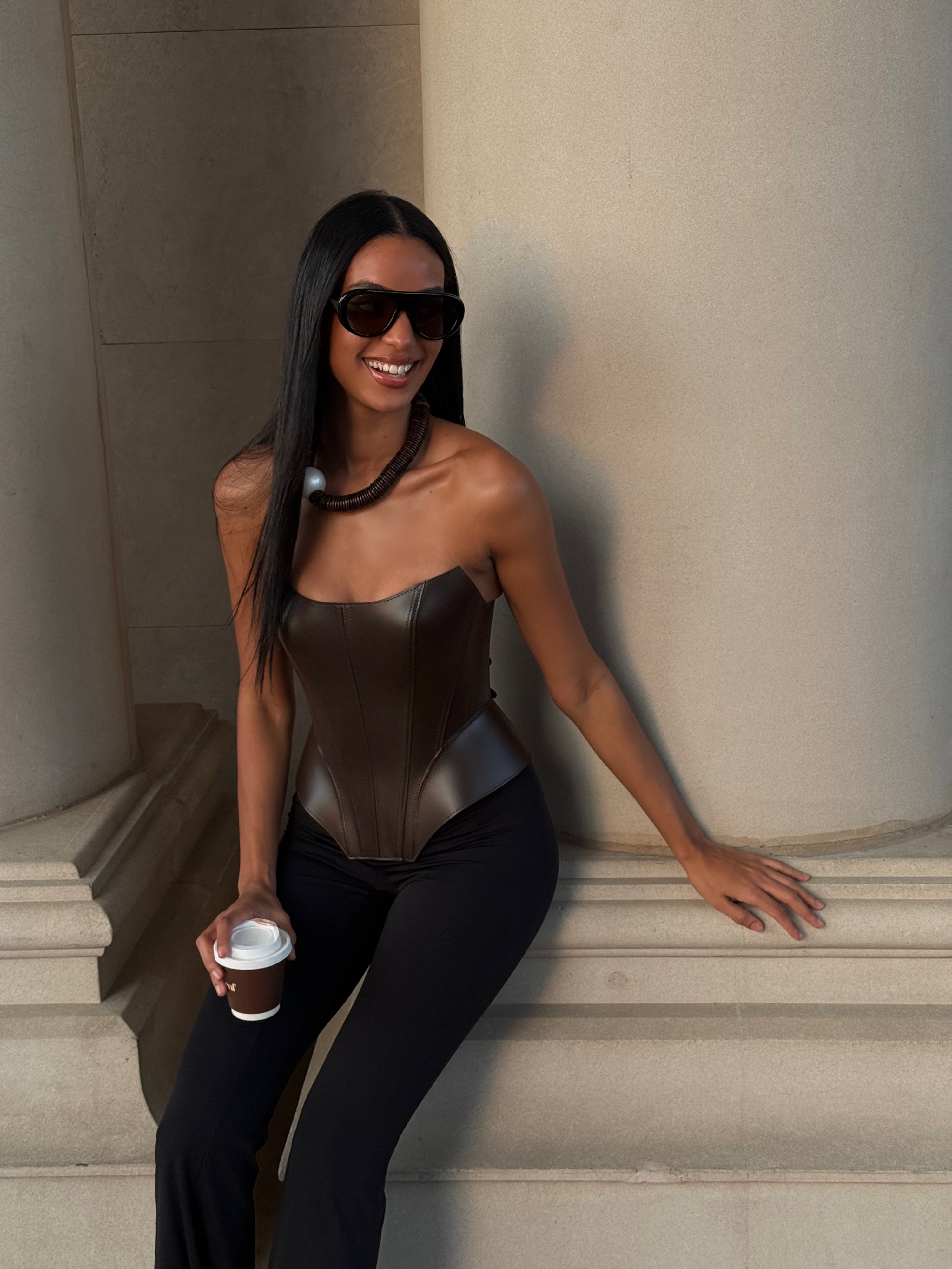 Corset Malifisenta marron