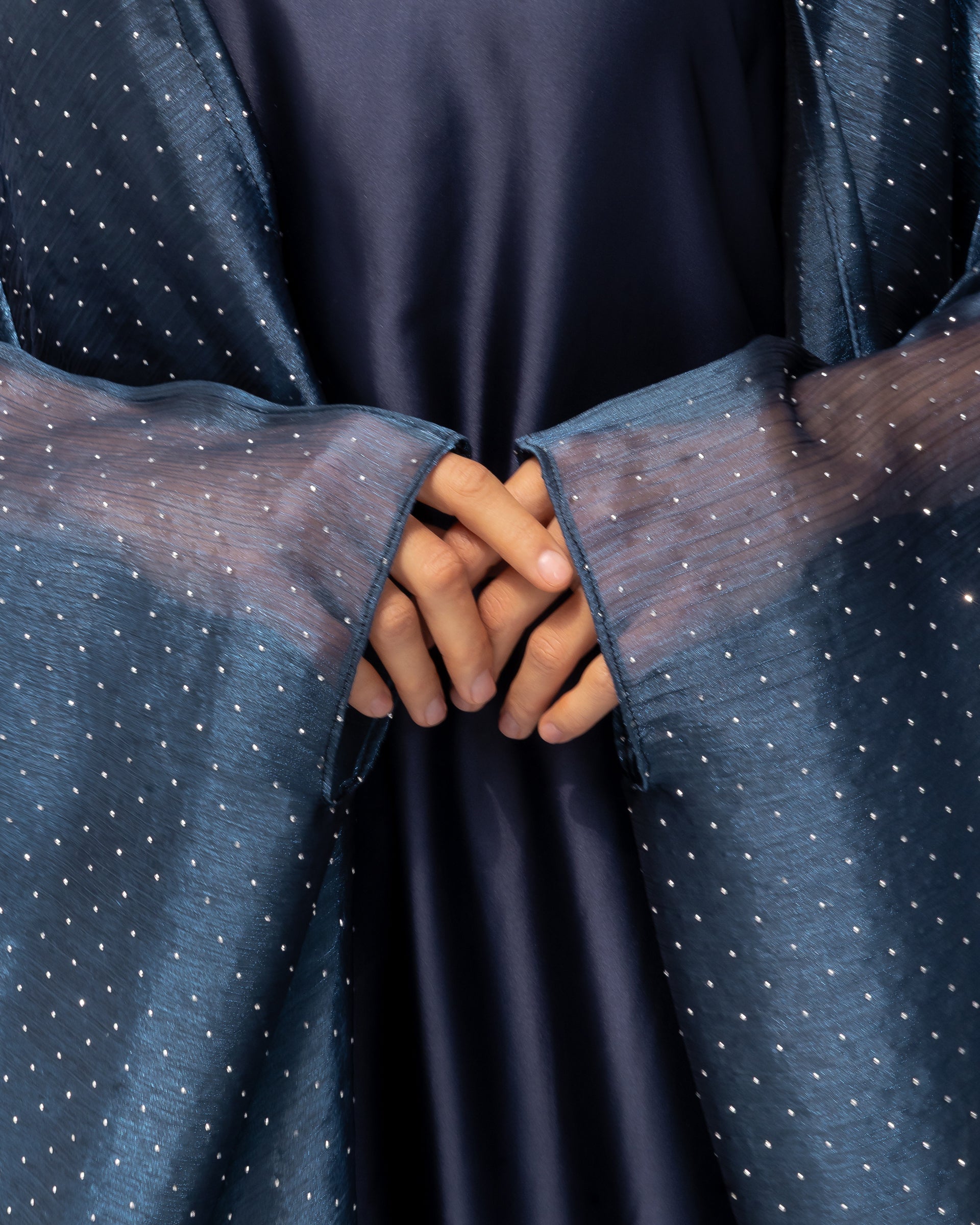 Midnight Sky Abaya in Blue