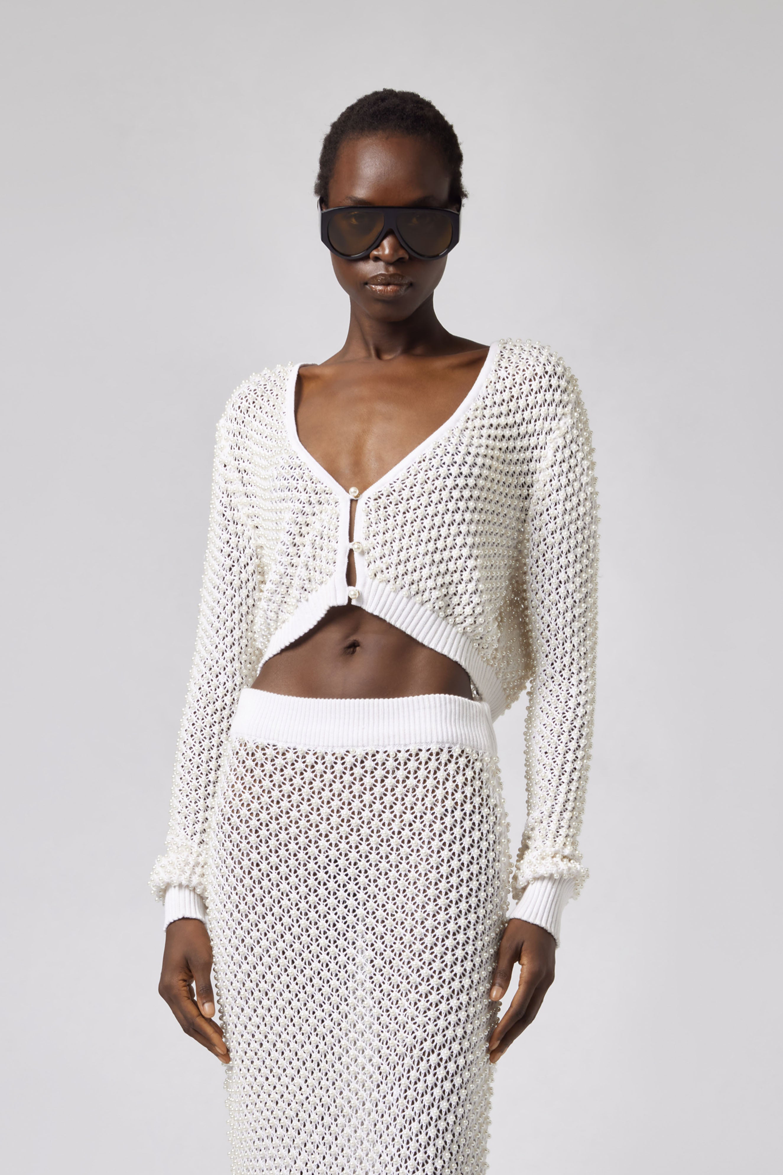 Sweater with Pearls