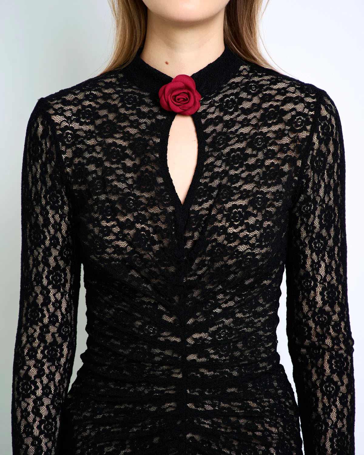 Eternal Rose Dress in Black