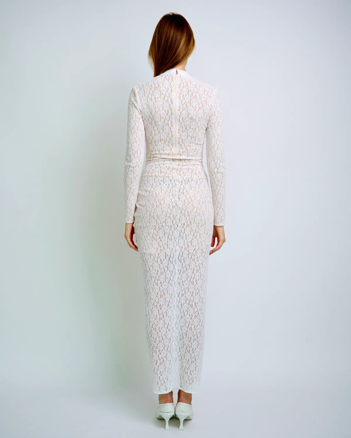 Eternal Rose Dress in White