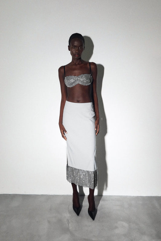 Rosetta Skirt in White