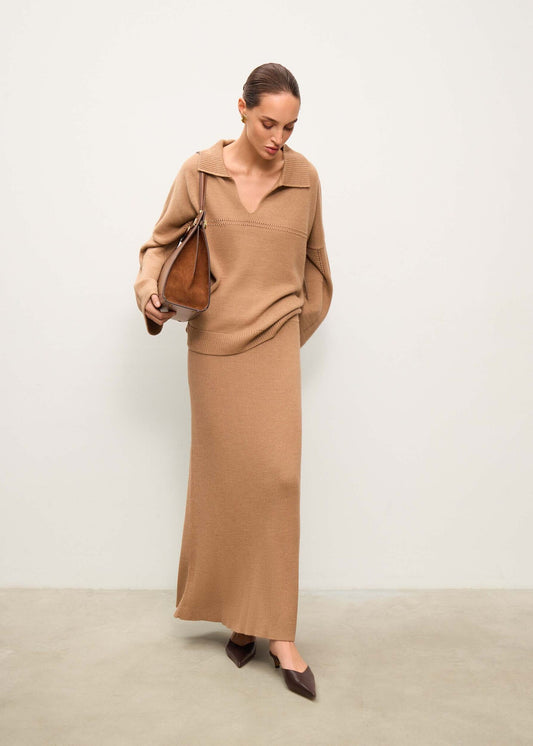 Andrea Skirt in Beige