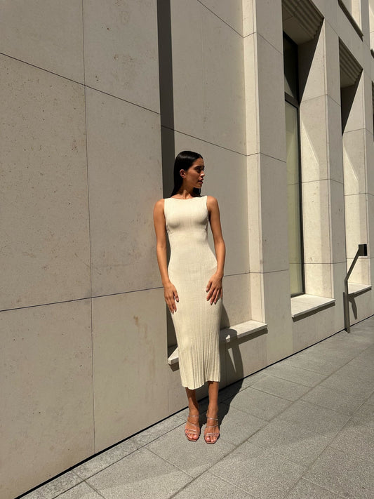 Sati Dress in Champagne
