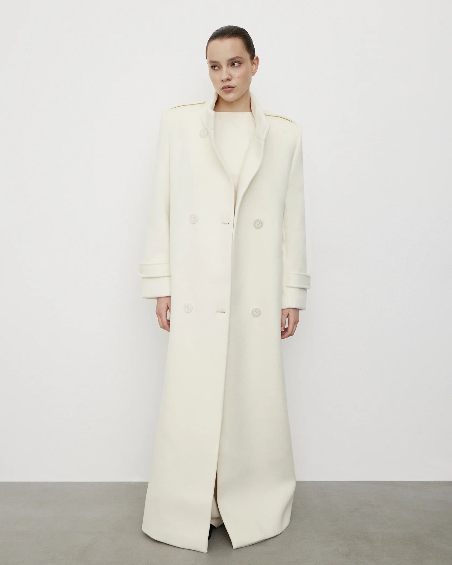 Coat in White