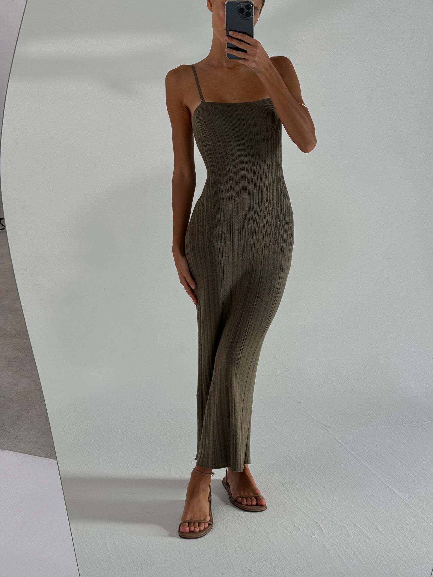 Bali Dress in Khaki