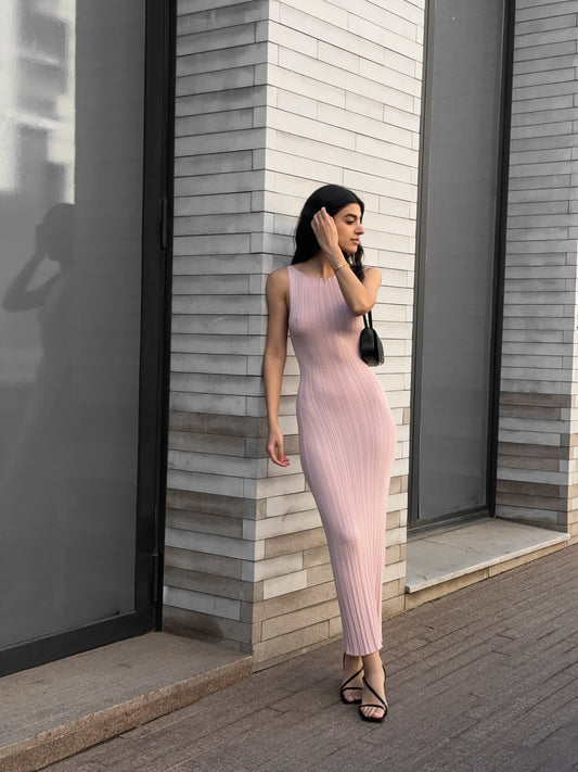 Sati Dress in Nude