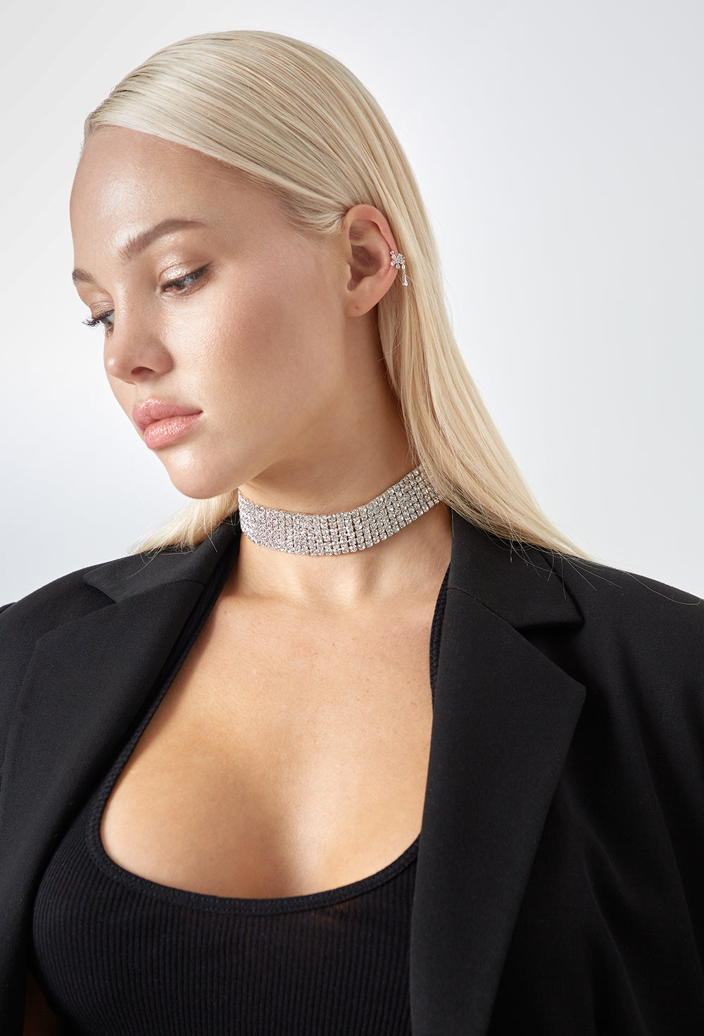 Choker CLASSY GIRL in Crystal