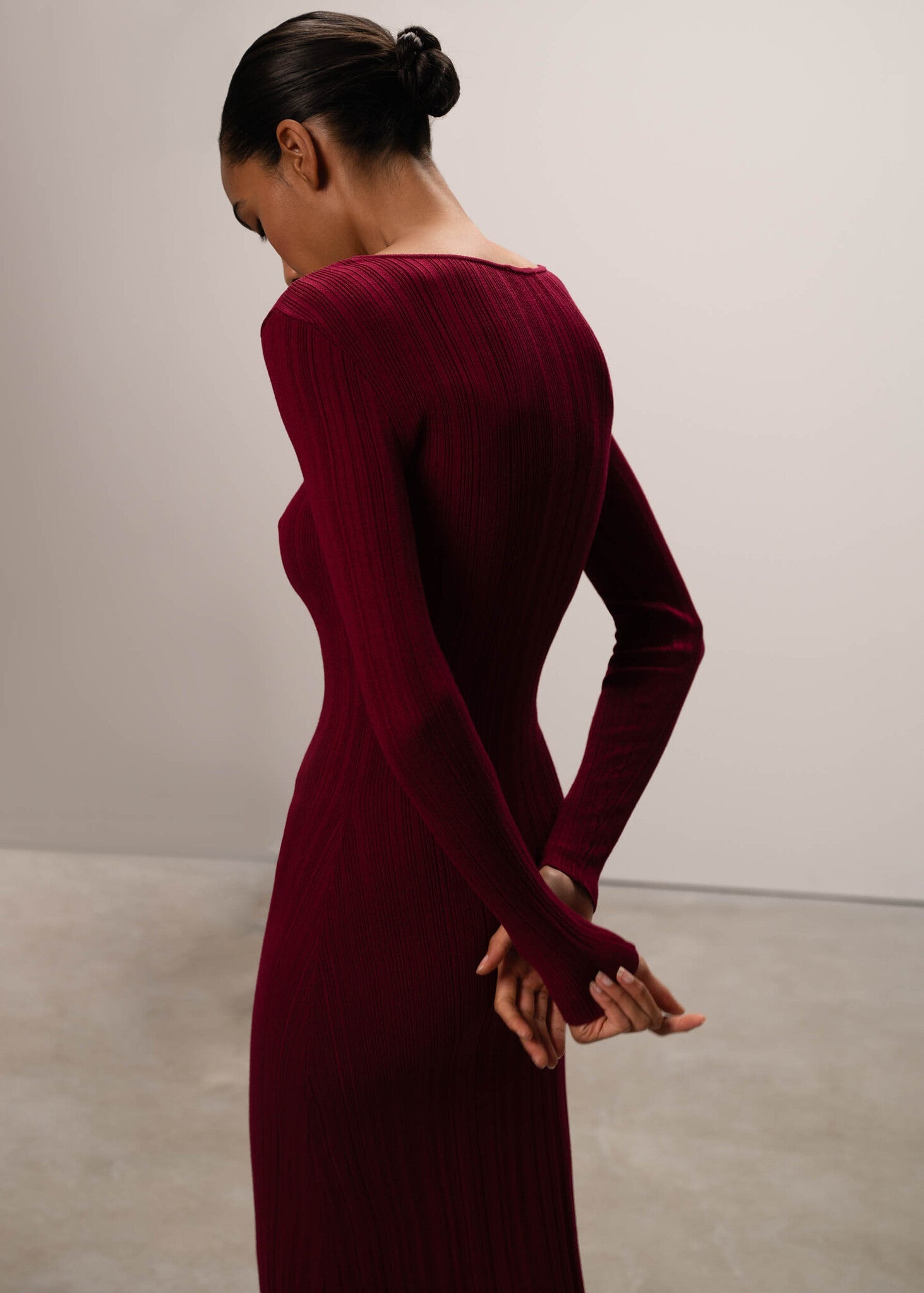 Robe Coty couleur sangria