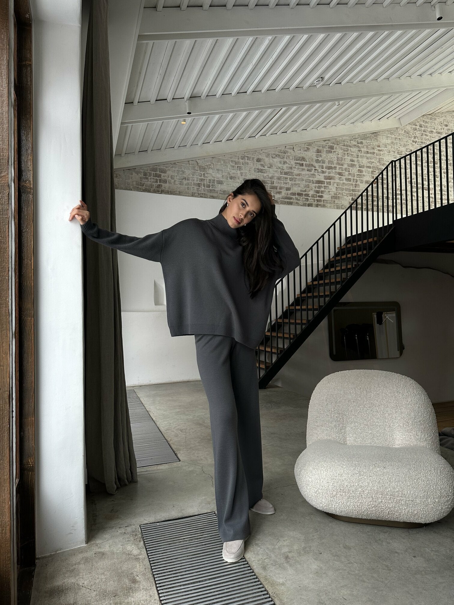 Pantalon Andrea gris