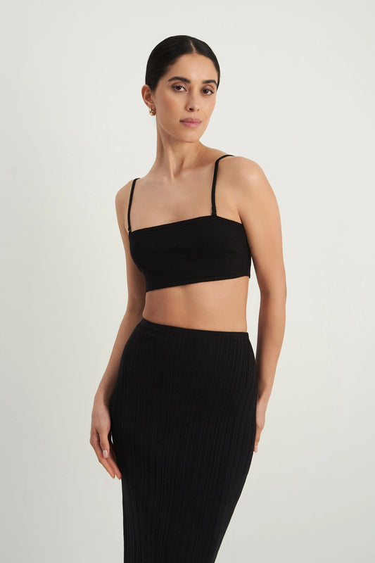 Bali Bandeau Top in Black