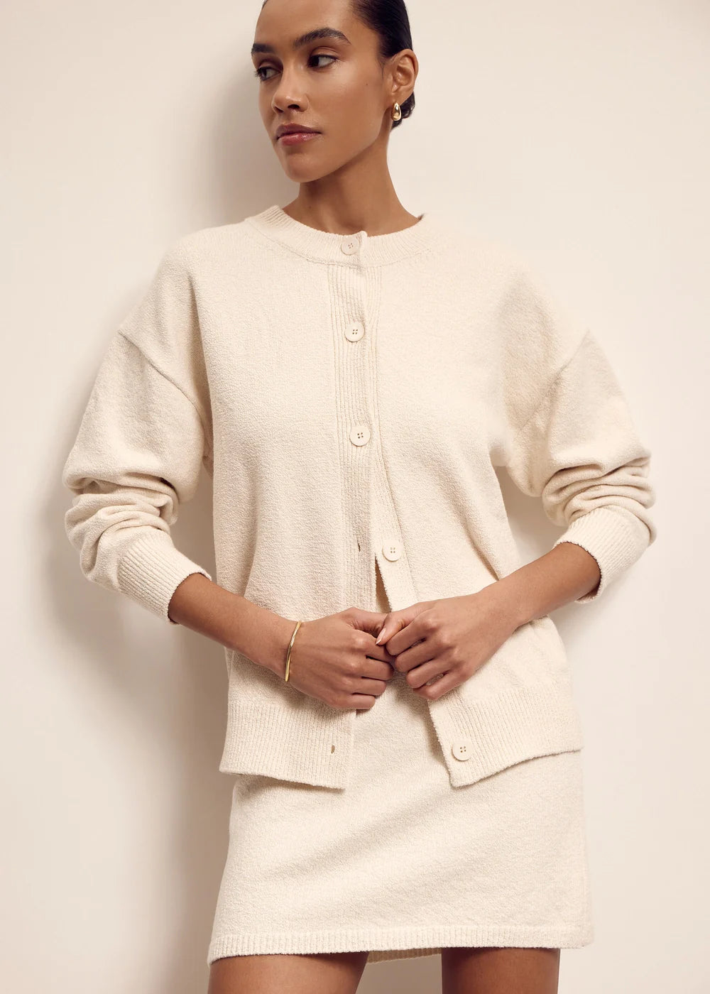 Gilet Romee couleur crème