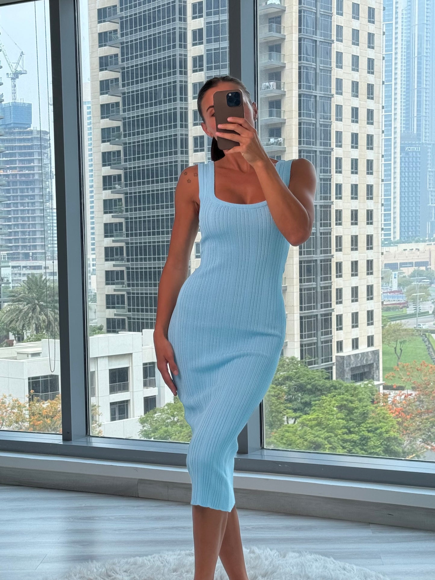 Bridgette Dress in Blue