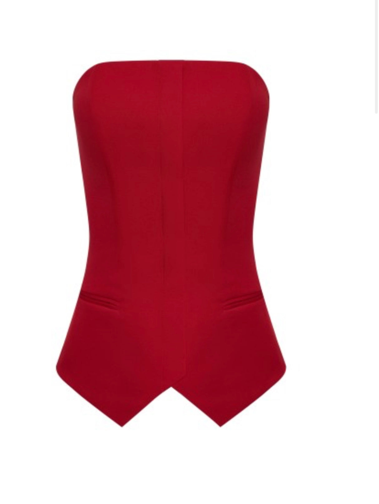 Corset with Boning in Red