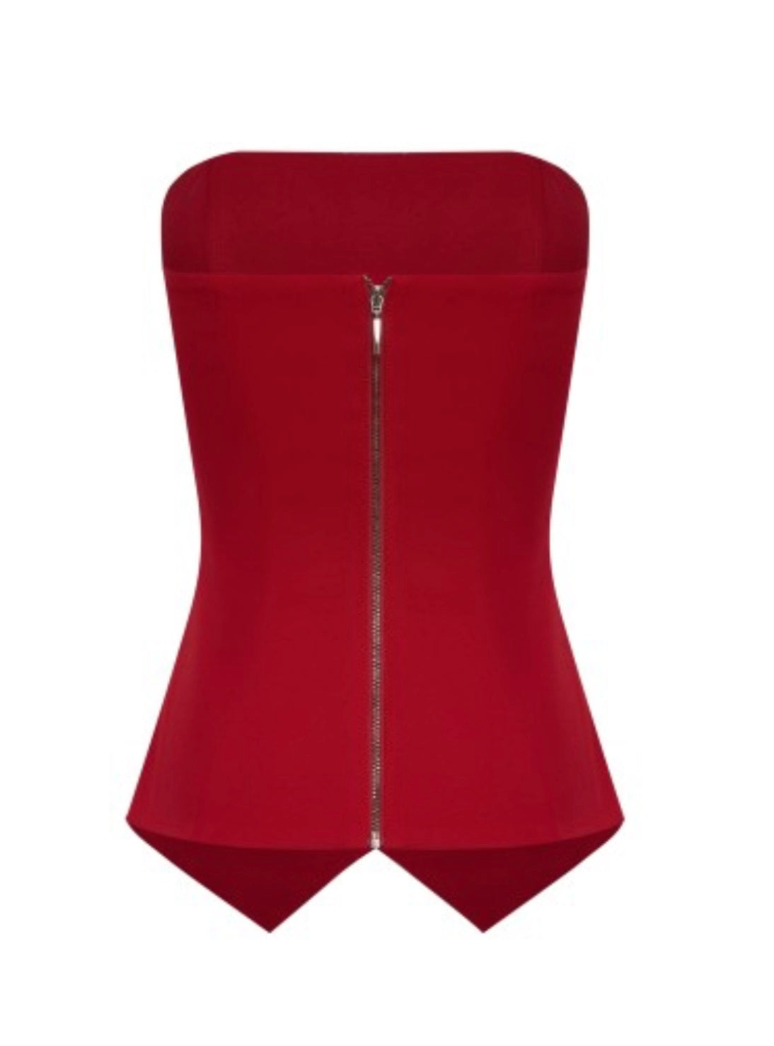 Corset with Boning in Red