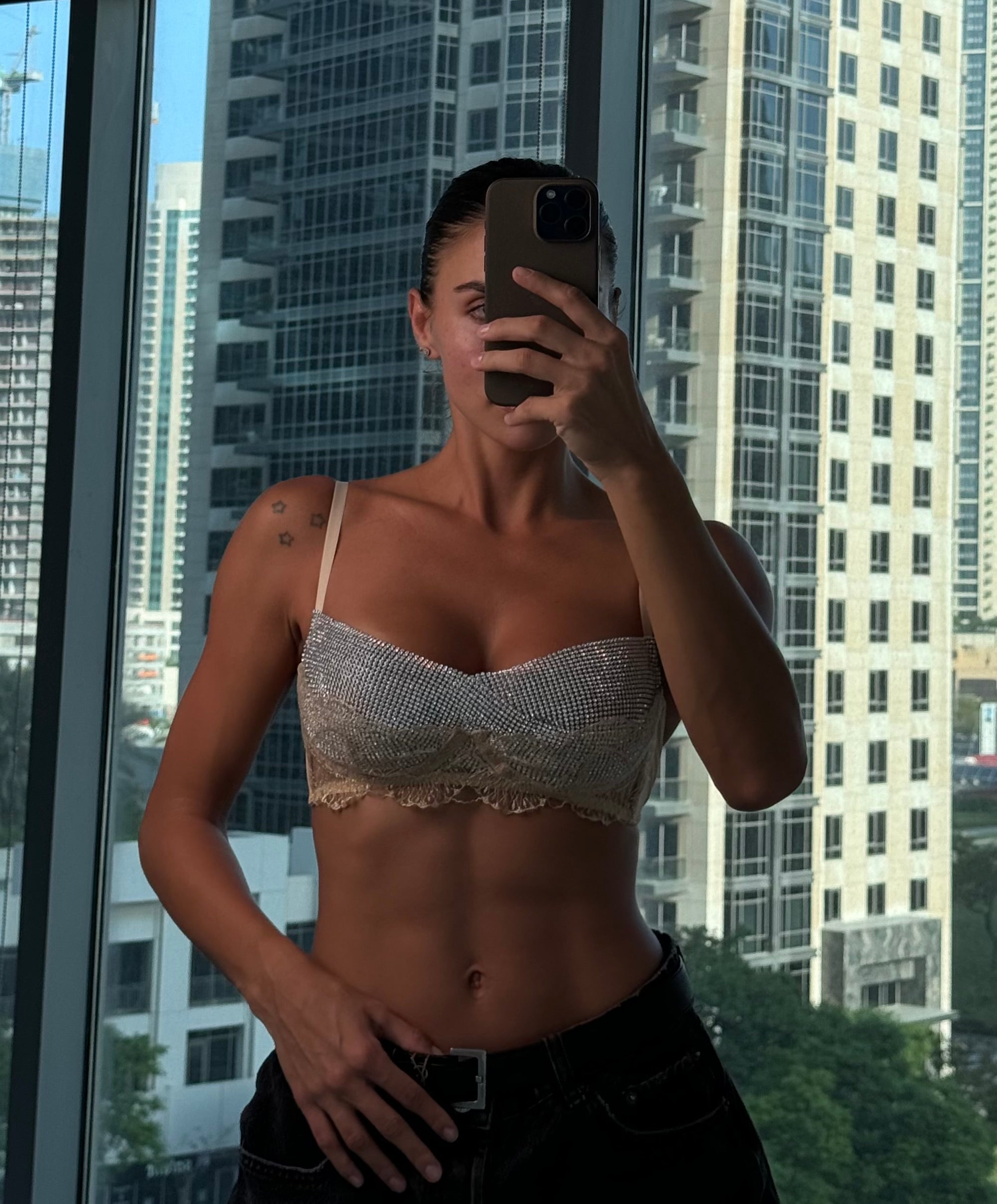 Soutien-gorge AVANT en dentelle beige