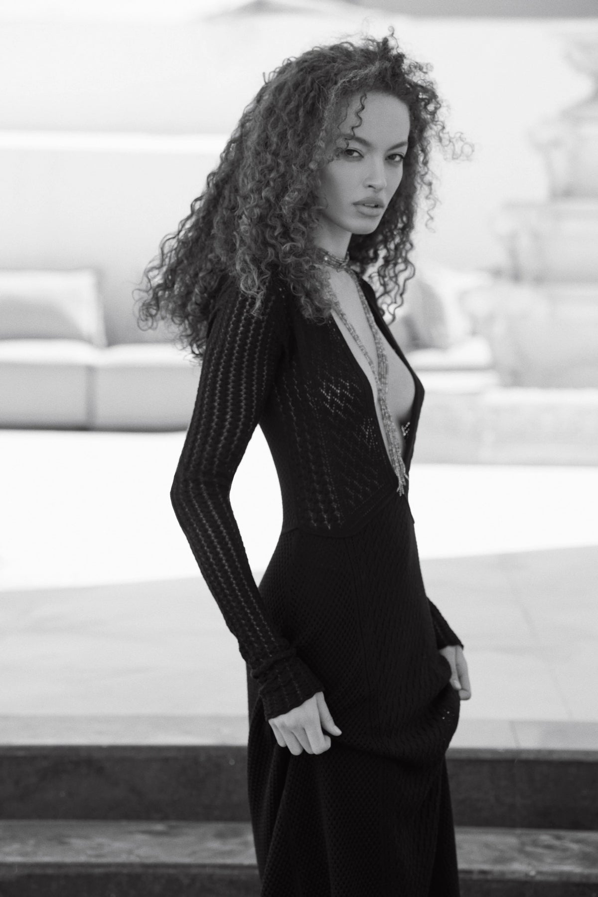 Elena Dress in Black