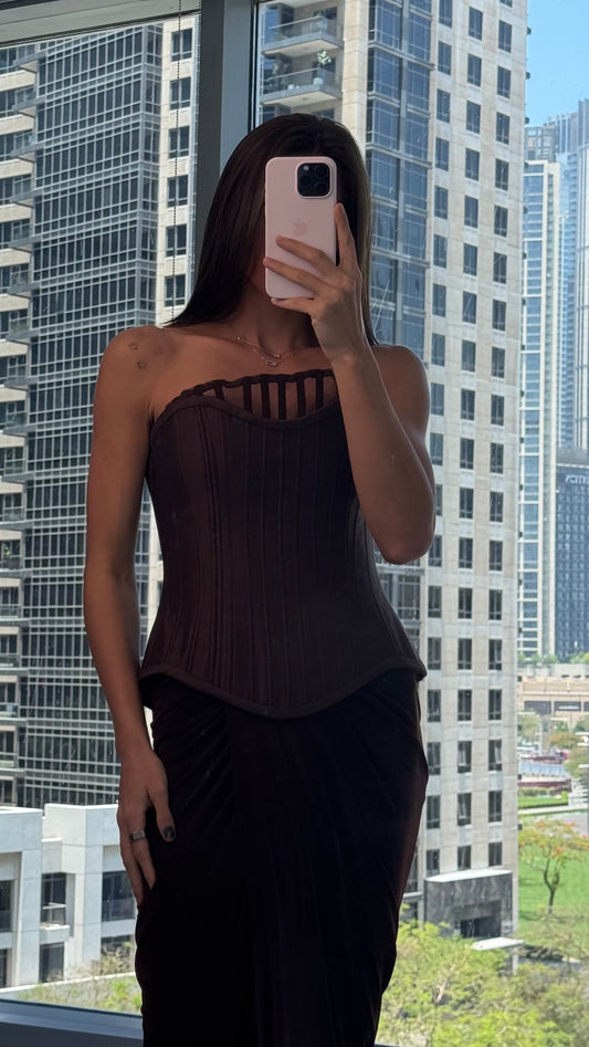 Corset in Brown