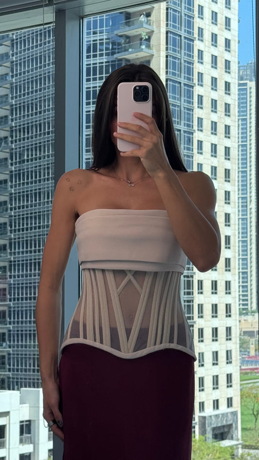 Corset in Beige