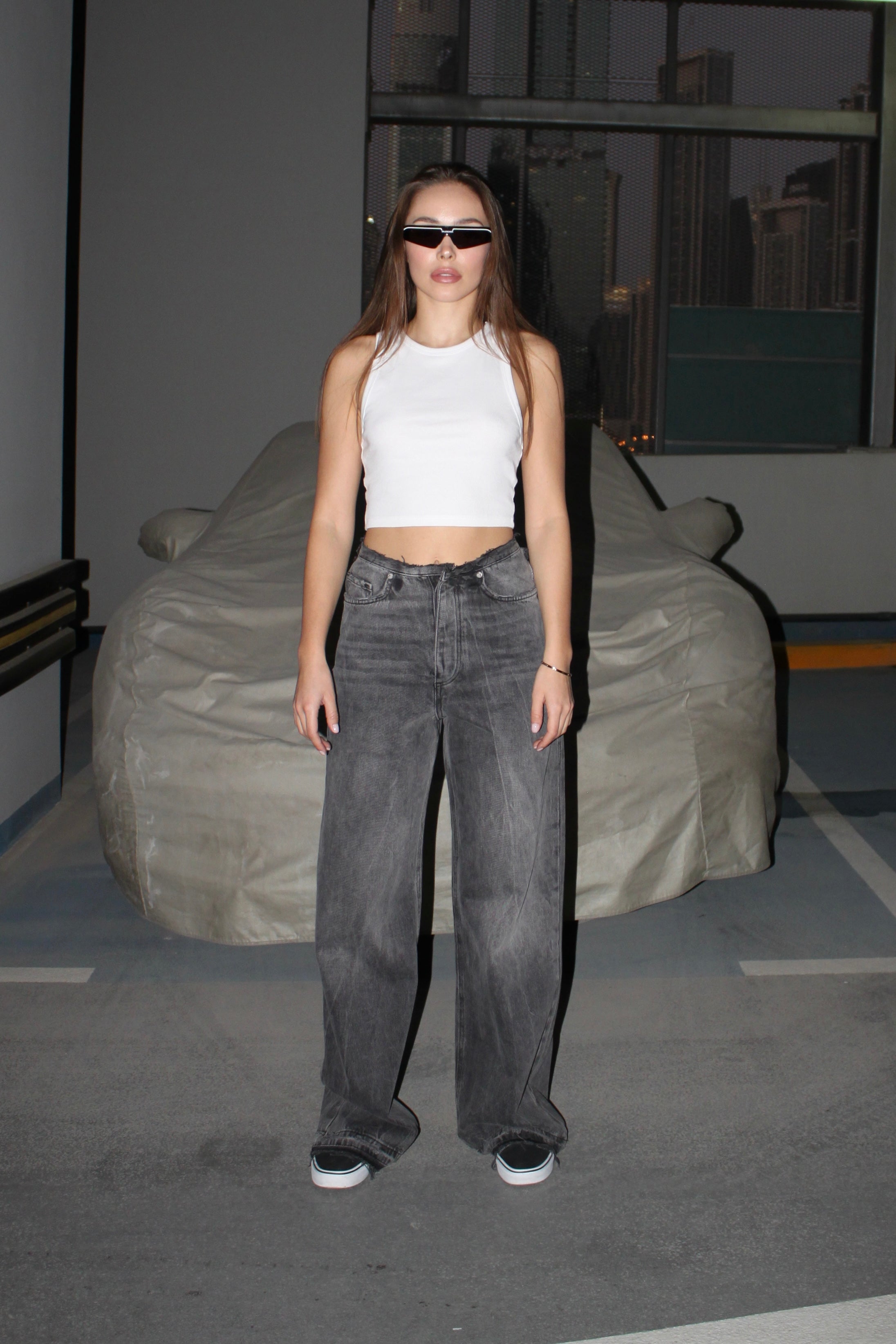 Composition 2 Jeans avec cristaux