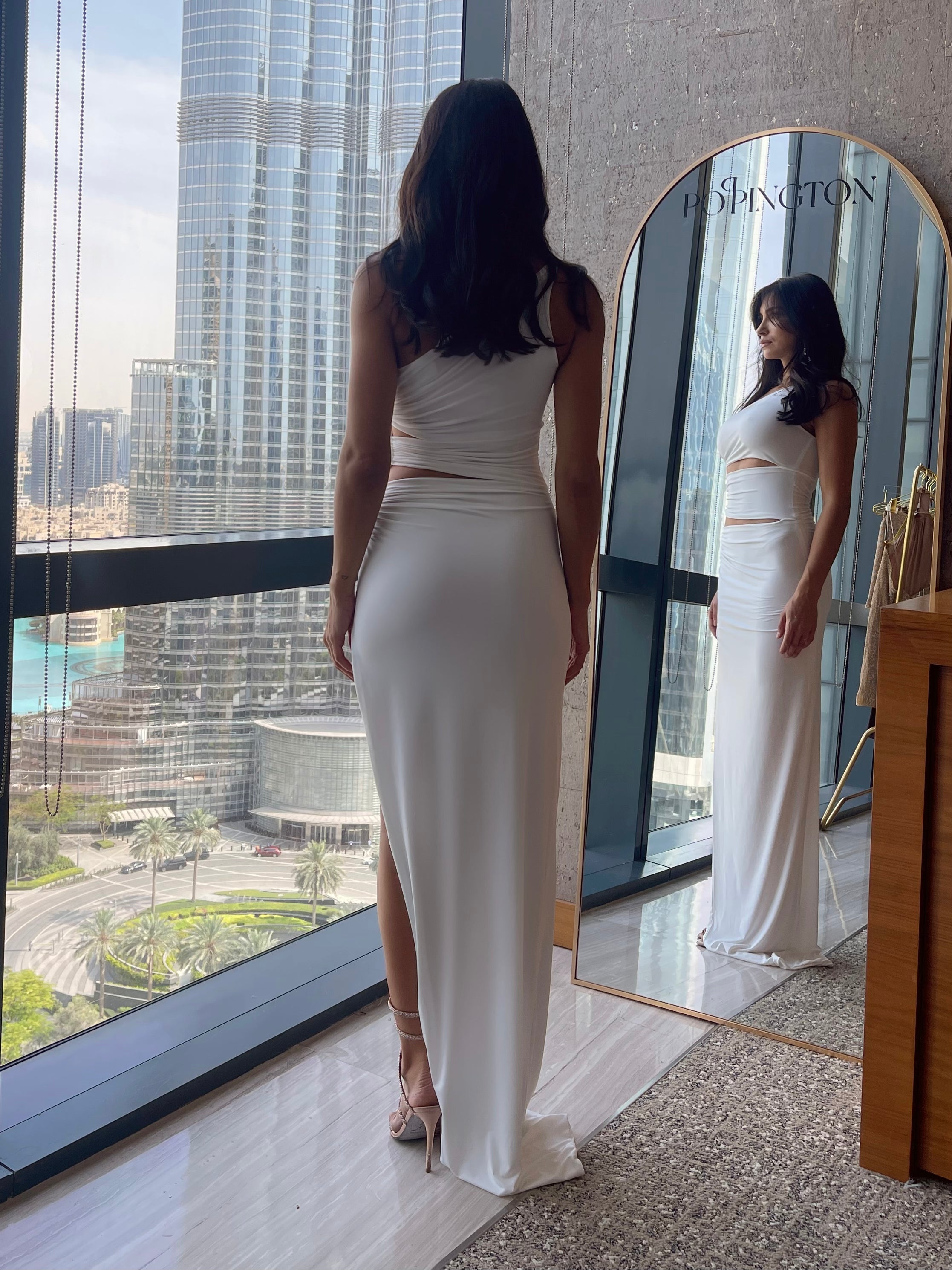 Robe blanche Look the Other Side