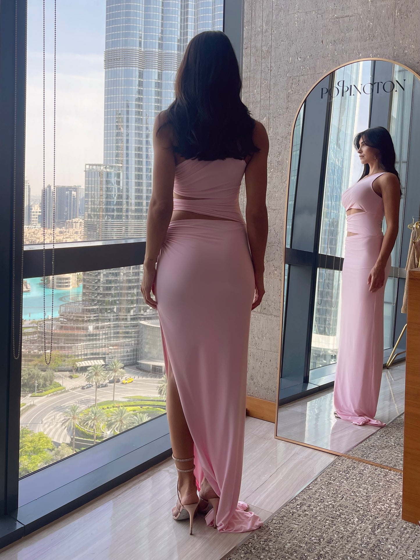Look the Other Side Dress in Pink