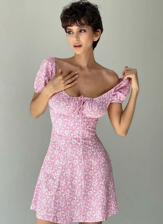 Robe rose