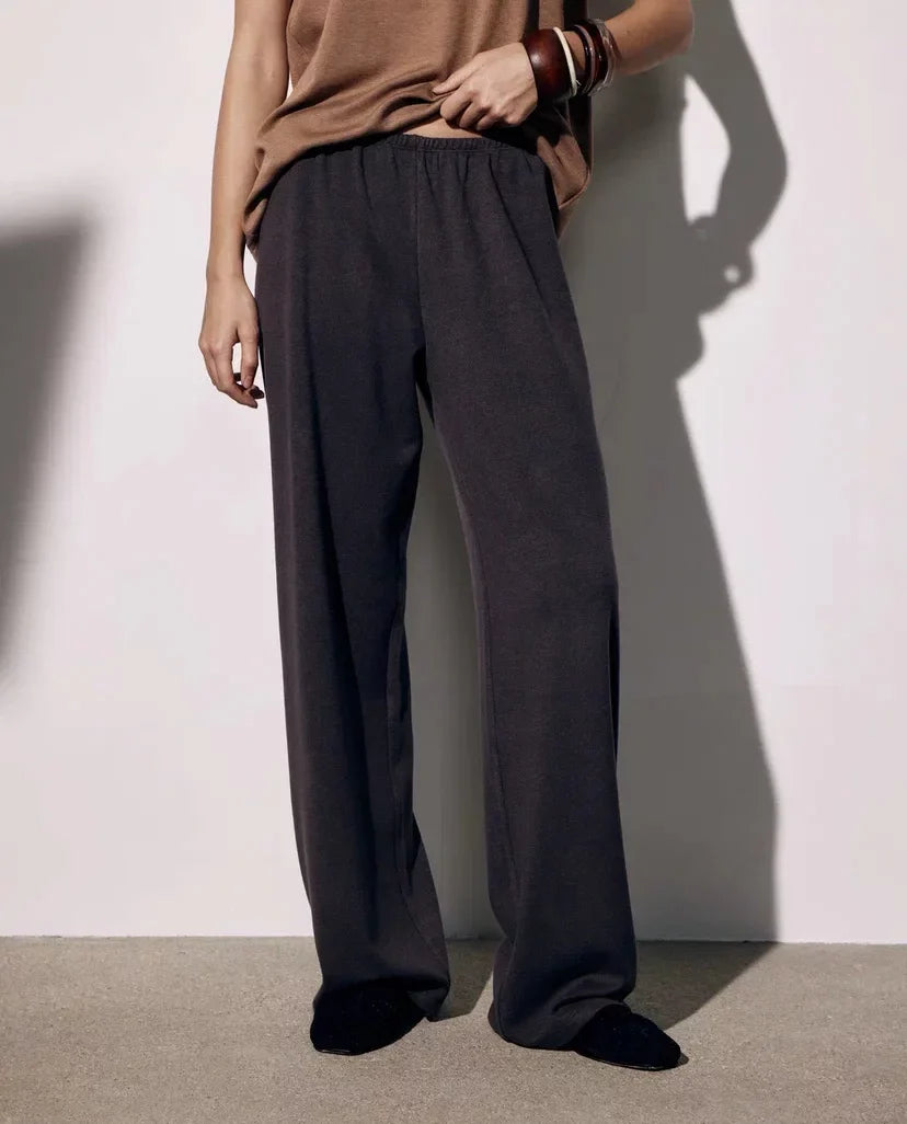 Pantalon tricoté gris