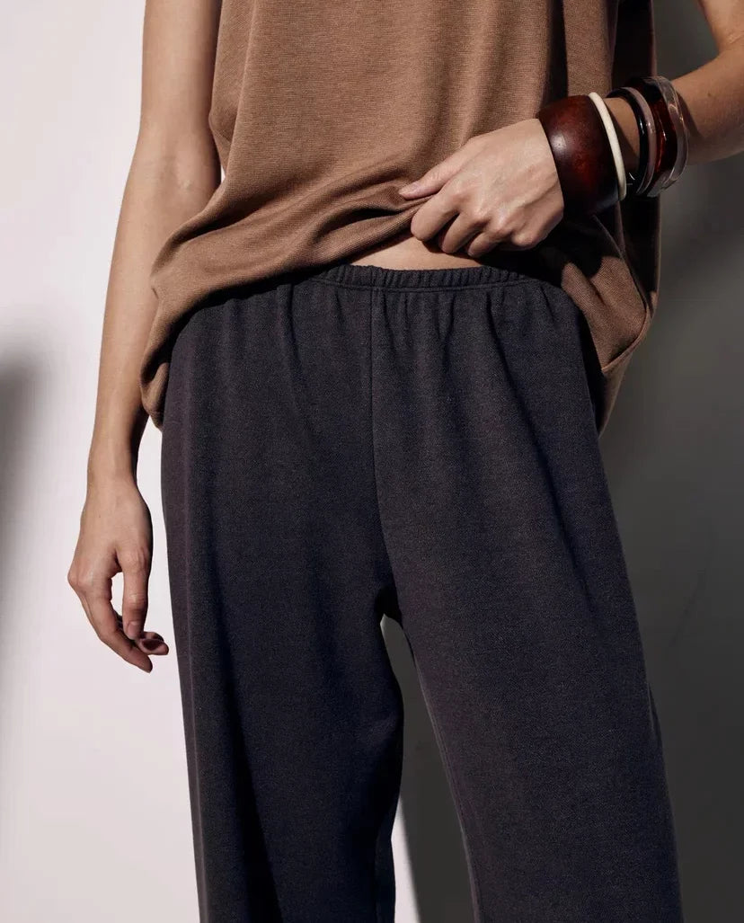 Pantalon tricoté gris