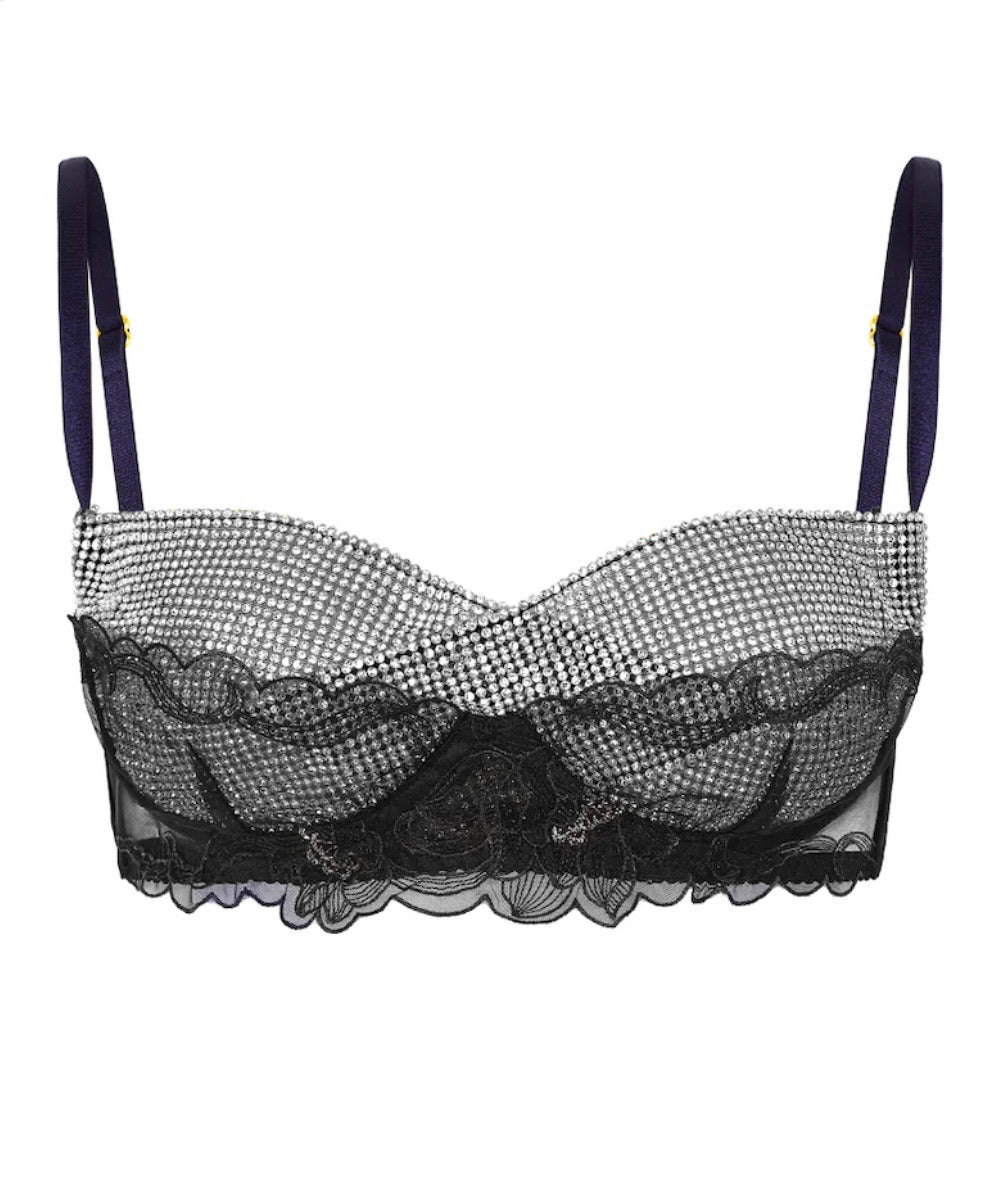 Lace AVANT Bra in Crystals